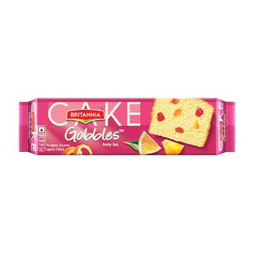 Britannia Gobbles Bar Cake Fruity Fun, 110 g