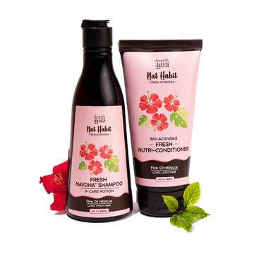 Nat Habit Hibiscus Navdha Shampoo & Conditioner