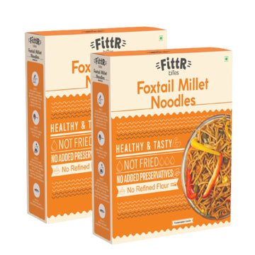 FittR Bites Foxtail Millet Healthy Noodles- Pack of 2