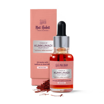 Nat Habit Ayurvedic Kumkumadi Face Oil - 10ml