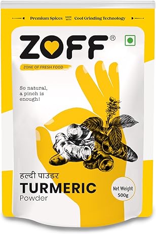 Zoff Turmeric Powder, Fresh Haldi Powder - 500 grams