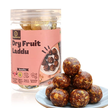 Equisential – Dry Fruit Laddu | Purely Made with Mixed Dry Fruits and Nuts -No Sugar | No Jaggery - 300gm