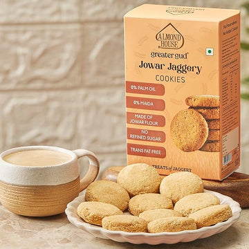 Almond House Jowar Jaggery Cookies - 250 Grams