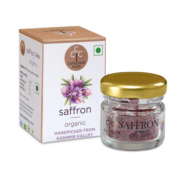 Conscious Food Organic Saffron, 1Gram