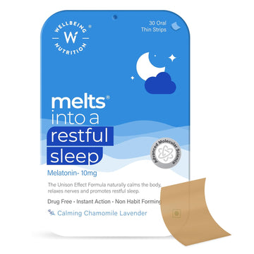 Wellbeing Nutrition Melts Restful Sleep Aid -30 Oral Strips