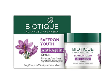 Biotique Saffron Dew Youthful Moisturizer – 50g