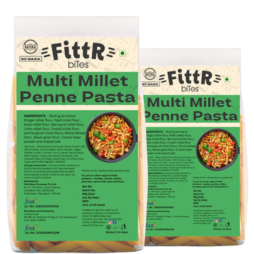 FittR Bites Multi Millet Penne Pasta - 360 Grams