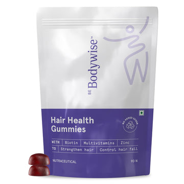 Be Bodywise Biotin Hair Gummies for Stronger, Shinier Hair & Nails