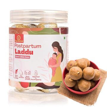Equisential Postpartum Gond or Dink (Edible Gum) Laddoos | After Delivery Food For Mother | - 500GM