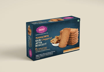 Karachi Bakery Gur Jaggery Atta Biscuits 300 G