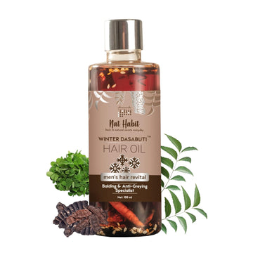 Nat Habit Men's Revital Winter Dasabuti Hair Oil - 100ml