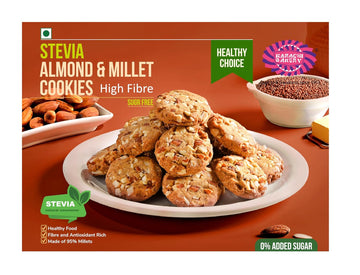 Karachi Bakery Sugar Free Stevia Almond and Millet Cookies 300g