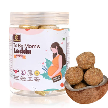 Equisential To Be Mom's Laddu - Multigrain | Rich In Folic Acid & Vitamin B Complexes - 250Gm
