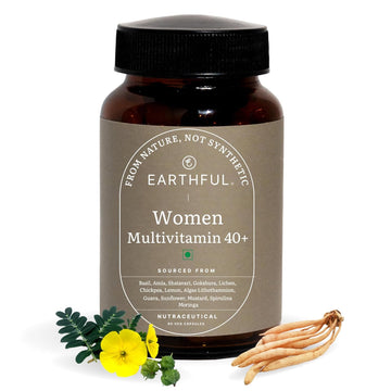 Earthful Multivitamin for Women 40+, 50+, Nearing Menopause 60 Capsules
