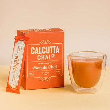 Calcutta Chai Co Masala Chai | Instant Tea Premix | 15 Sachets | 210 Gram |