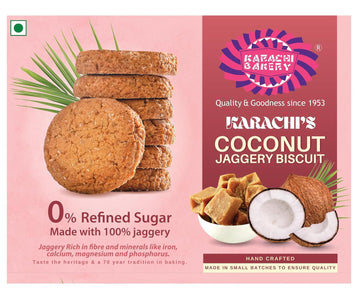 Karachi Coconut Jaggery Biscuits 400gm