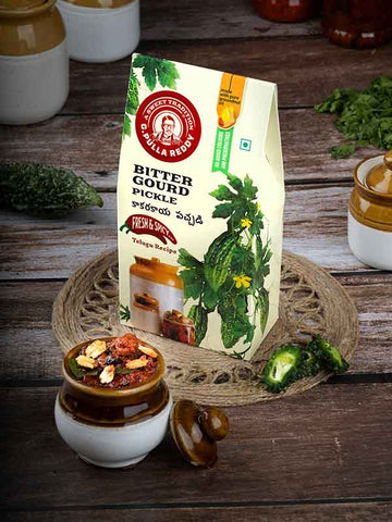 G Pulla Reddy Bitter Gourd Pickle Pouch - 400g
