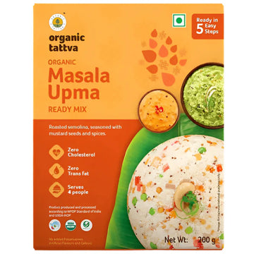 Organic Tattva Masala Upma Ready Mix - 200 gm