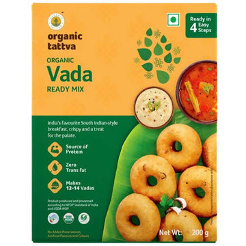 Organic Tattva Vada Ready Mix -200 gm