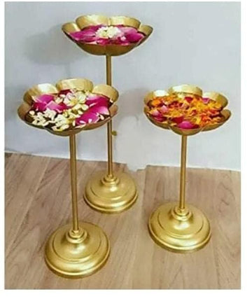 Luxury Lodge Urli Bowl Tealight Holder Set of 3 for Décor