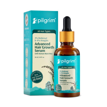 Pilgrim Hair Growth Serum with Redensyl, Anagain & Baicapil