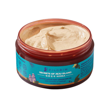 Pilgrim White Lotus Day Cream SPF 50 for Glowing Skin