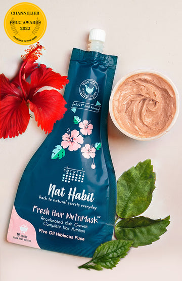Nat Habit Five Oil Hibiscus Nutri Hair Mask - 40g Pack *2