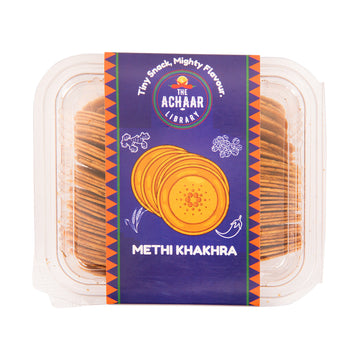 Methi Khakhra Coin Khakhra - The Achaar Library 180 gm