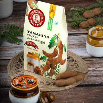 G Pulla Reddy Tamarind Pickle Pouch - 400g
