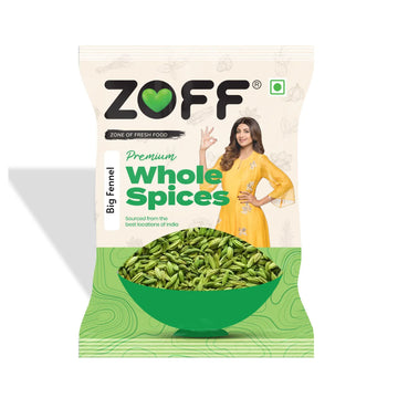 ZOFF Big Fennel Seeds Whole - Saunf -100 g