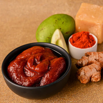 Vellanki Ginger Pickle (With Mango) - With Garlic