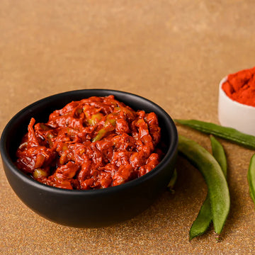 Vellanki Beans (Chikkudukaya) Pickle - With Garlic