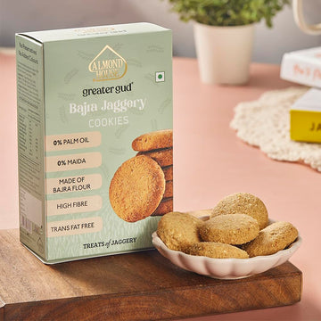 Almond House Bajra Jaggery Cookies - 250 G
