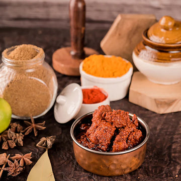 Vellanki Andhra Chicken Pickle(Boneless) - With Garlic - 250G