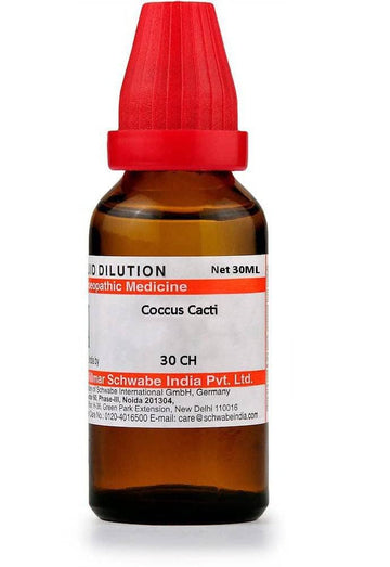 Dr Willmar Schwabe India Coccus Cacti Dilution - 30 CH |COCT130F|