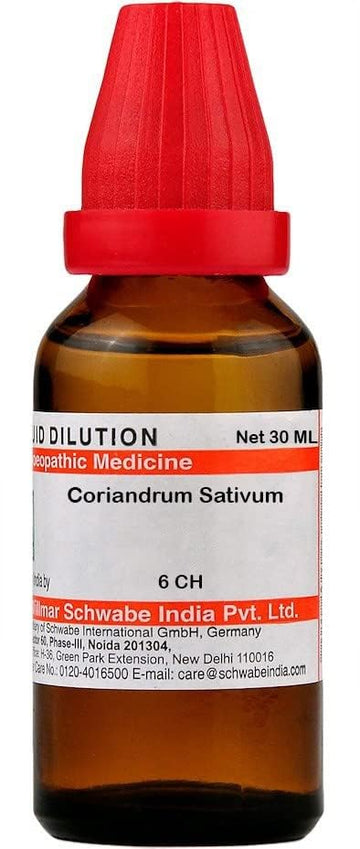 Dr Willmar Schwabe India Coriandrum Sativum Dilution - 6 CH |COSA106F|