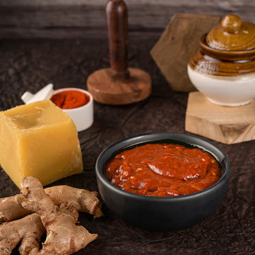 Vellanki Ginger Pickle (with Tamarind) - With Garlic