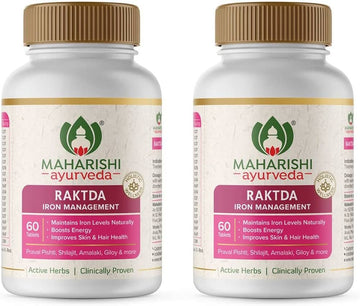 Maharishi Ayurveda Raktda Iron Management Tablets For Men&Women