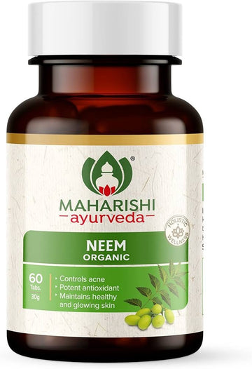 Maharishi Ayurveda Organic Neem Tablets 500mg 60 tabs