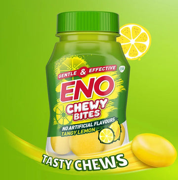 ENO Chewy Bites Tasty Chewable Antacid For Gentle & Effective Relief From Acidity Tangy
Lemon