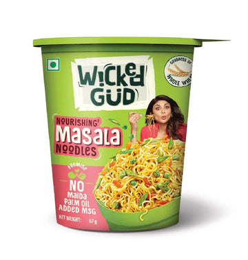 Wickedgud Nourishing Masala Cup Noodles - 57g