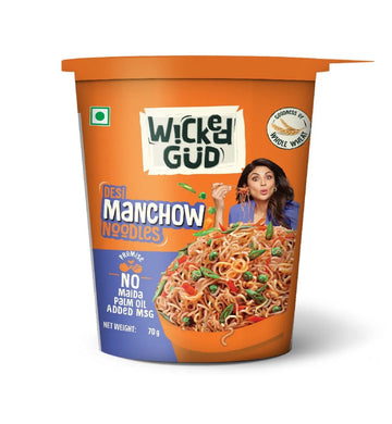 Wickedgud Desi Manchow Cup Noodles - 70g