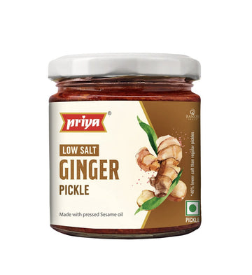 Priya Low Salt Ginger Pickle 210G
