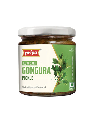 Priya Low Salt Gongura Pickle 210G