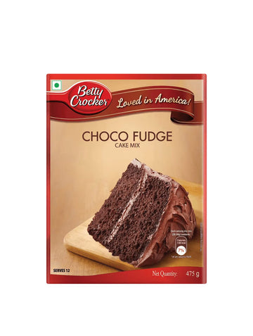 Betty Crocker Choco Fudge Instant Cake Mix Powder -475 G