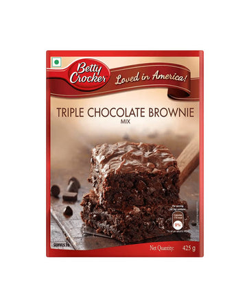 Betty Crocker Triple Chocolate Brownie - Instant Brownie Mix -475 G