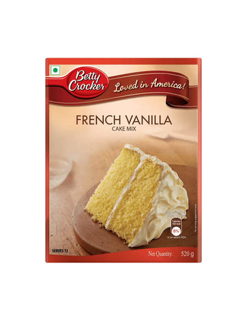 Betty Crocker French Vanilla Mix | Instant Cake Mix Powder - 520 G