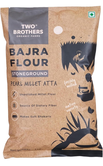 Two Brothers Organic Farms Bajra Atta 1kg