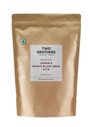 Two Brothers Organic Farms MULTIGRAIN FLOUR - JOWAR & WHOLE BLACK GRAM - 1 KG