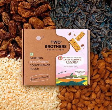 Two Brothers Organic Farms NutriBars (9 Energy Bars, 300G)